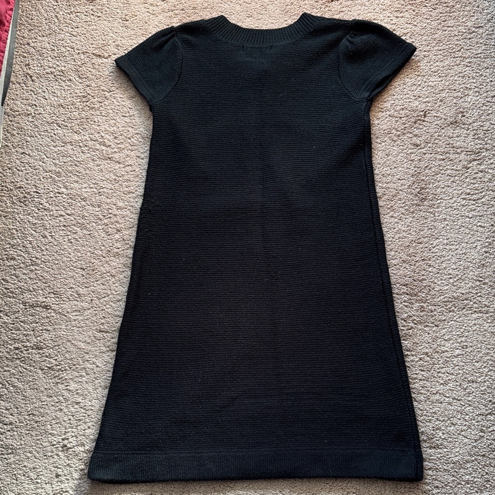 Mossimo Supply Co. Women’s Black Button-Front Knit Sweater Dress. Size Small - Picture 7 of 12